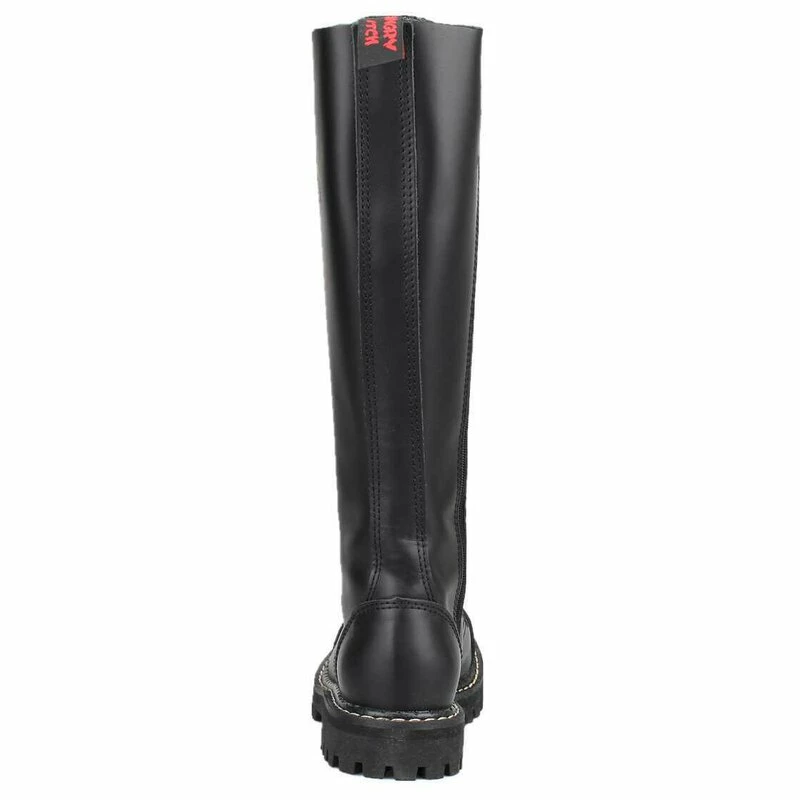 Angry Itch Bottes En Cuir - 20-Eye Ranger Black – Image 5