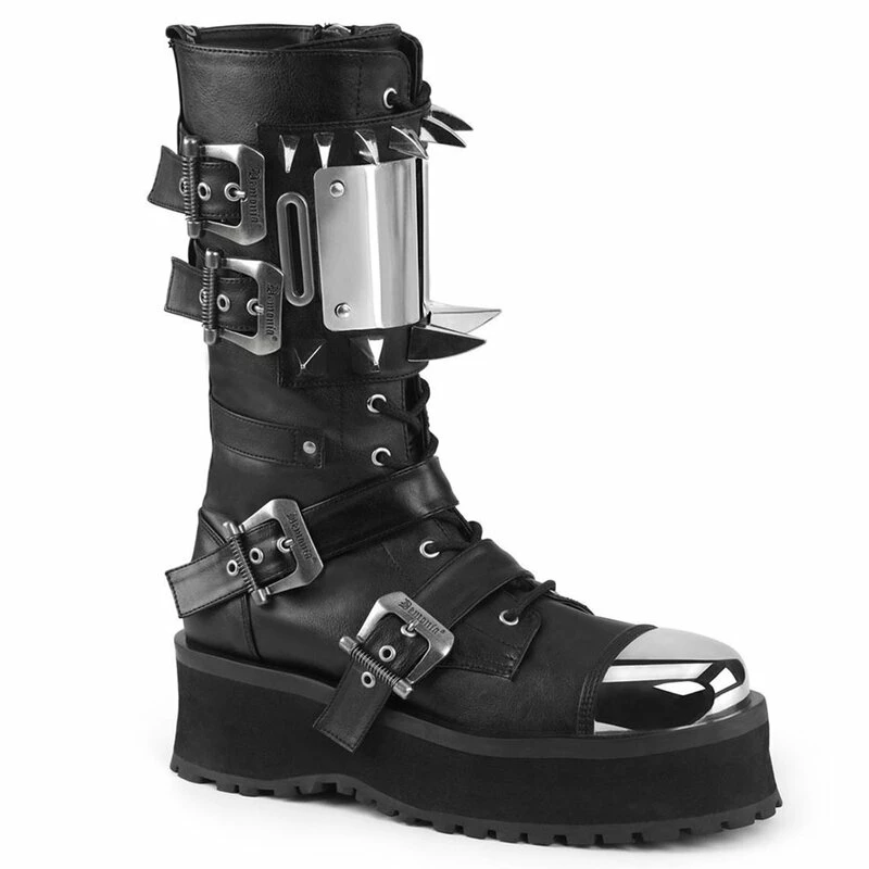 Bottes Ă Plateforme Demonia - Gravedigger-250