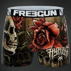 Hyraw X Freegun Boxer - Skull And Roses