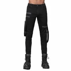 Killstar Pantalons En Jeans - Demetrius