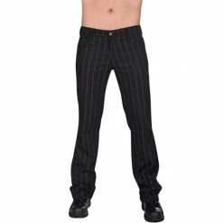 Pantalon Jeans Bloodletting - Steampunk Pin Stripe