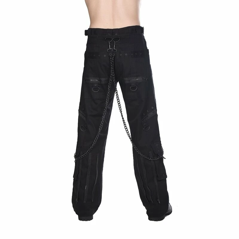 Pantalon Jeans Pistol Noir - Pantalon Chain Denim – Image 2