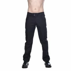 Pantalon Jeans Pistol Noir - Pantalon Militaire Denim