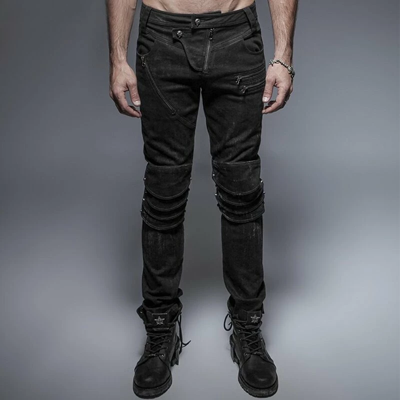 Pantalon Jeans Punk Rave - Le Smog – Image 4