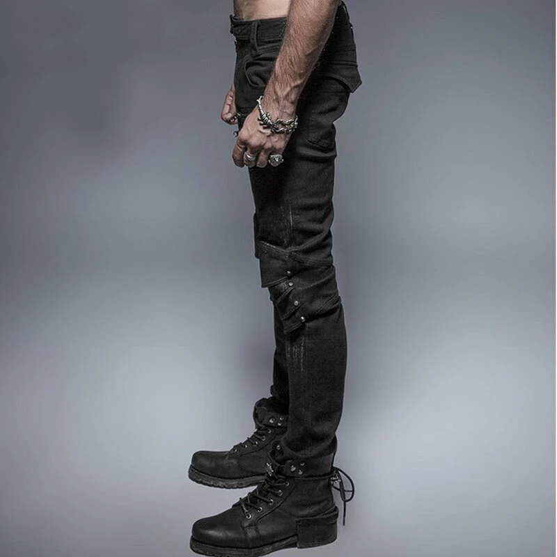 Pantalon Jeans Punk Rave - Le Smog – Image 5