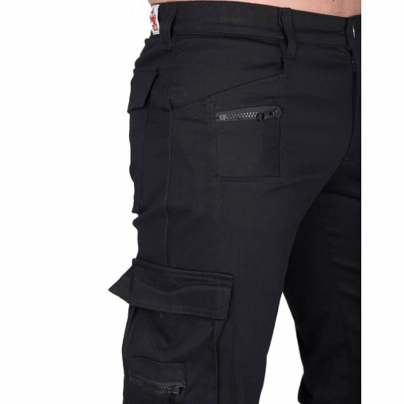 Pantalon Pistol Jeans Noir - Pantalon De Combat – Image 2