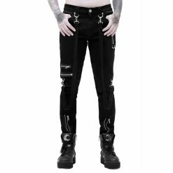 Pantalons En Jeans Killstar - Steele Bondage