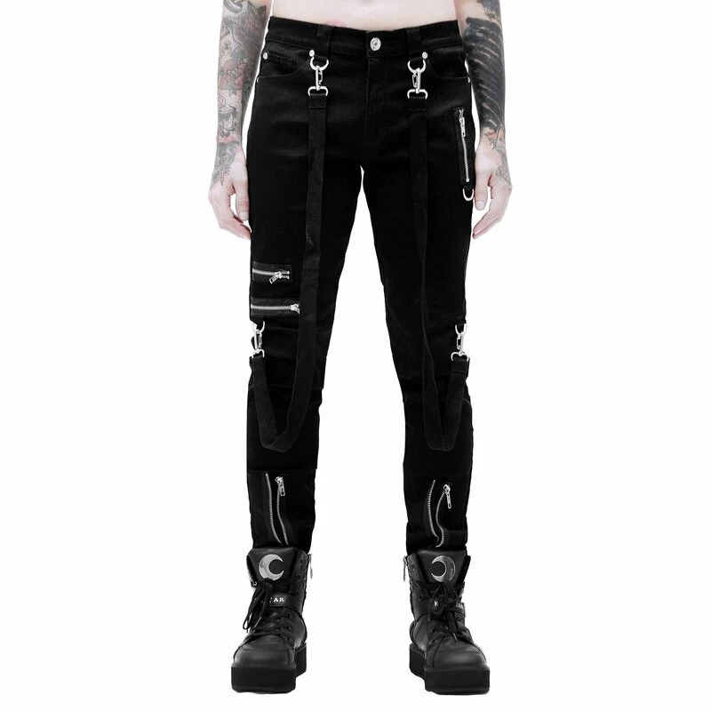 Pantalons En Jeans Killstar - Steele Bondage – Image 2