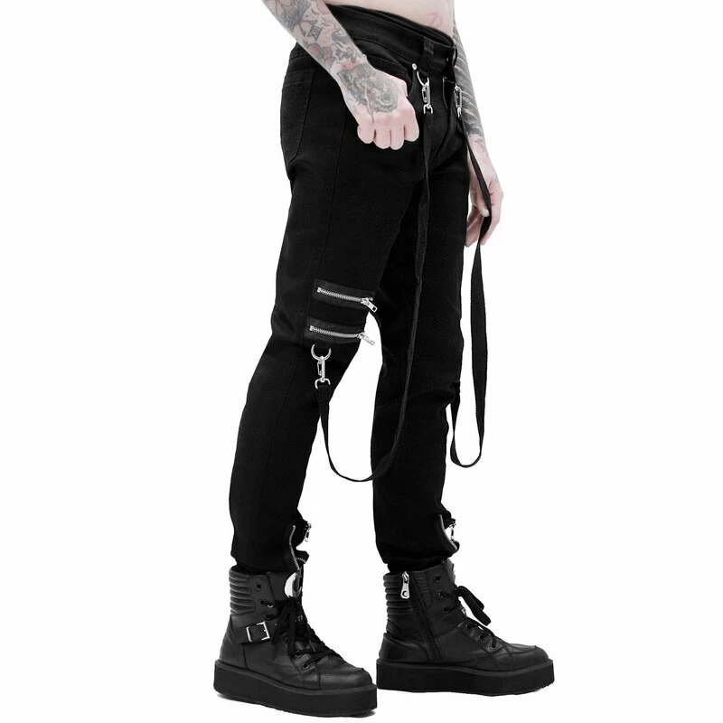 Pantalons En Jeans Killstar - Steele Bondage – Image 3