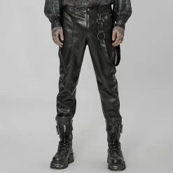 Punk Rave Pantalon En Cuir Synthétique - Vanquish