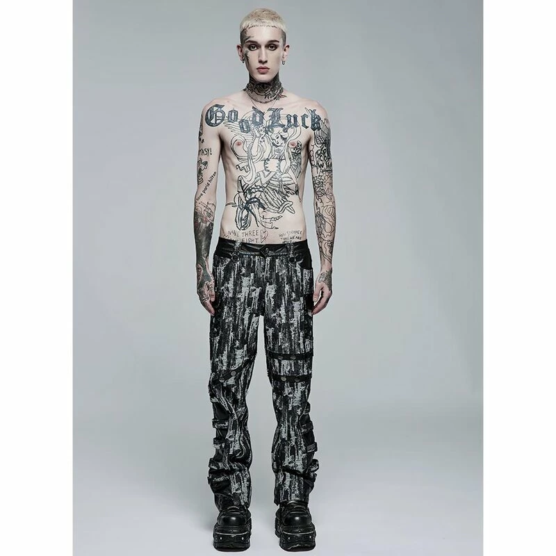 Punk Rave Pantalon Jeans - City Camouflage – Image 5