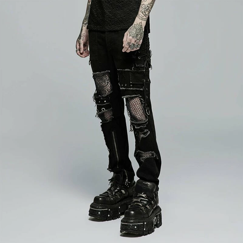 Punk Rave Pantalon Jeans - Deranged World – Image 2