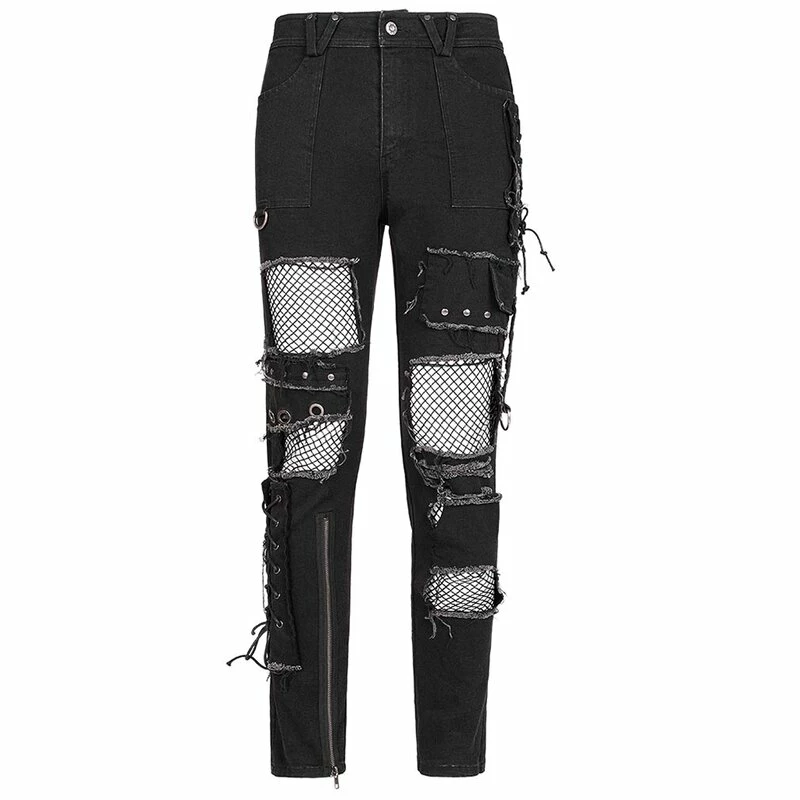 Punk Rave Pantalon Jeans - Deranged World – Image 5