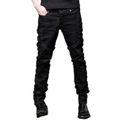Queen Of Darkness Pantalons En Jeans - Bandage