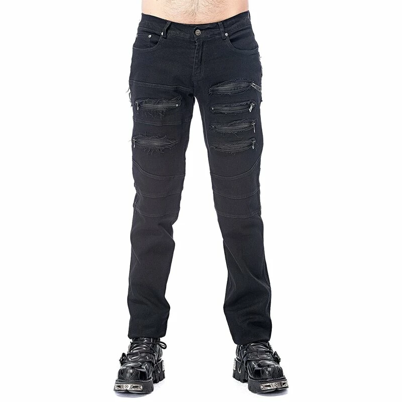 Queen Of Darkness Pantalons En Jeans - Zip & Stitch