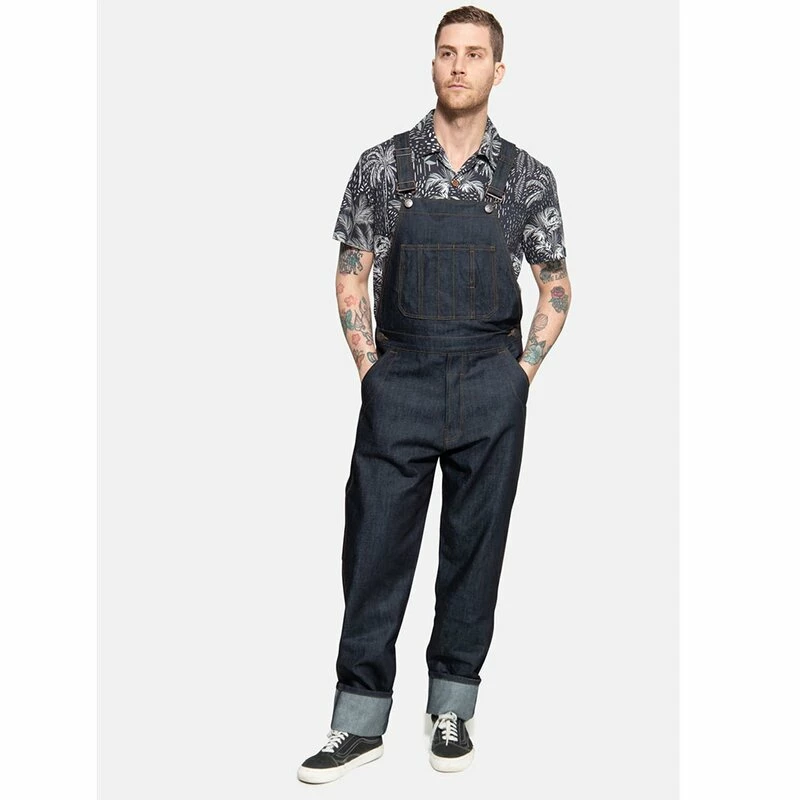 Salopette En Jean King Kerosin - Workwear Dungaree – Image 2