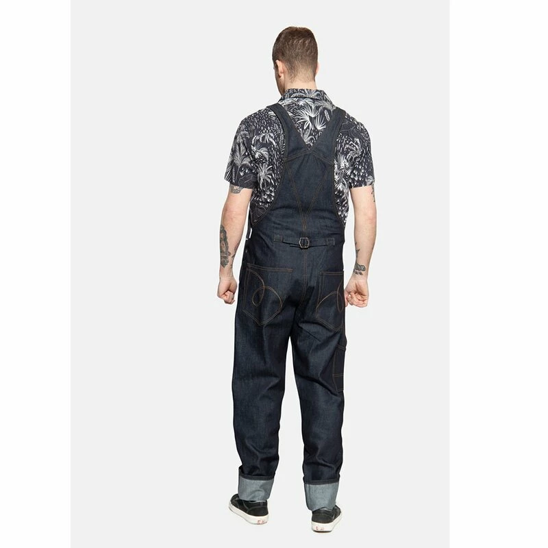 Salopette En Jean King Kerosin - Workwear Dungaree – Image 3
