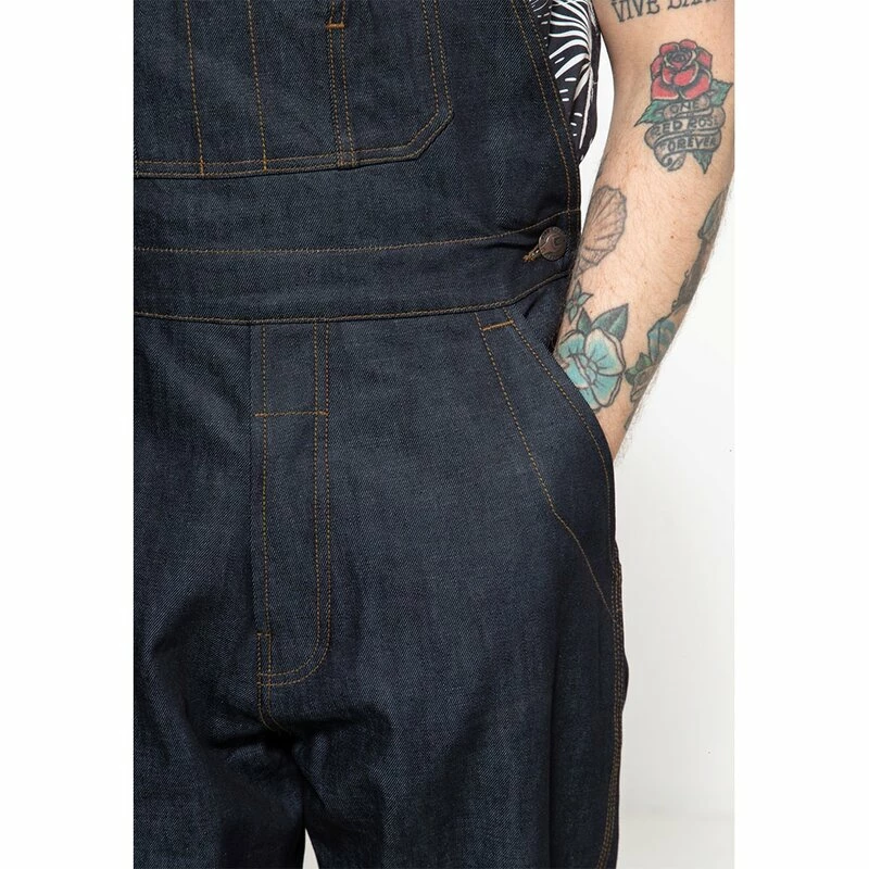 Salopette En Jean King Kerosin - Workwear Dungaree – Image 5