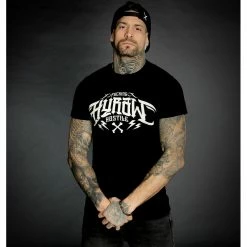 T-shirt Hyraw - Blanc Logo Noir