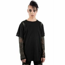 T-shirt Ă Manches Longues Killstar - Deranged