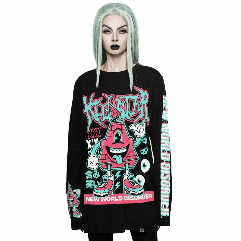 T-shirt Ă Manches Longues Killstar - Disorder