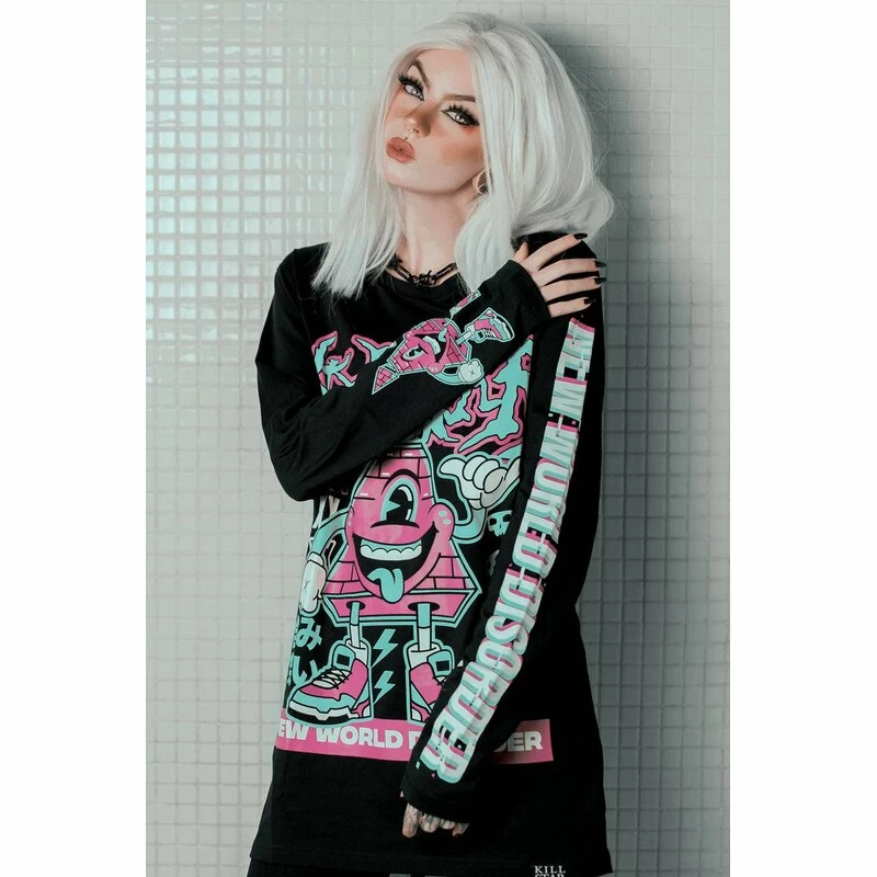 T-shirt à Manches Longues Killstar - Disorder – Image 4