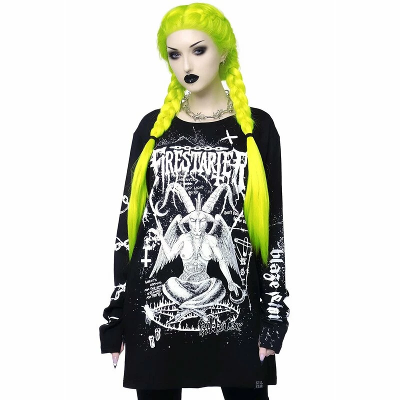 T-shirt à Manches Longues Killstar - Firestarter – Image 3
