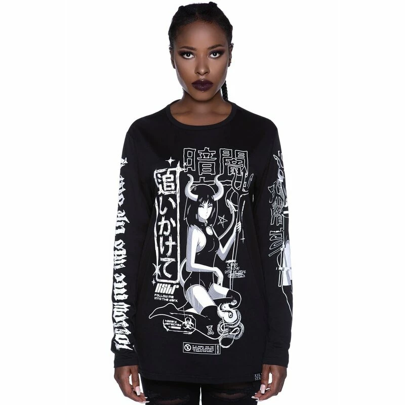 T-shirt à Manches Longues Killstar - Follow Me – Image 6