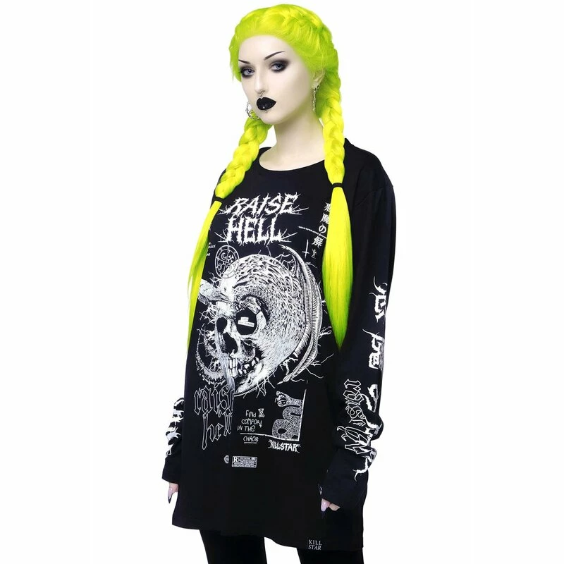 T-shirt à Manches Longues Killstar - Raise Hell – Image 4